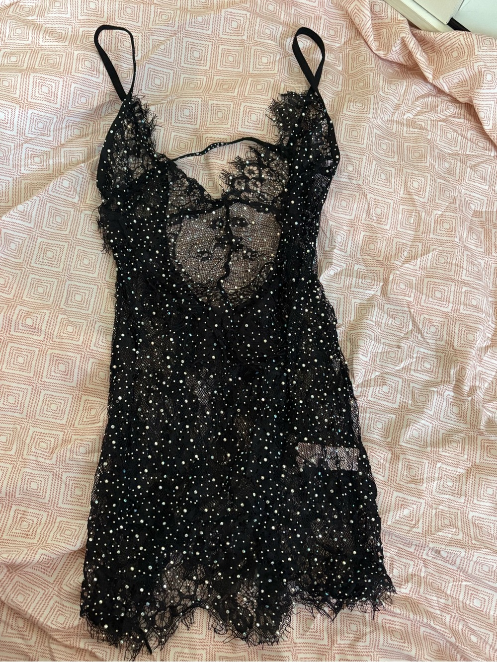 Legs Avenue Rhinestone Mini Dress